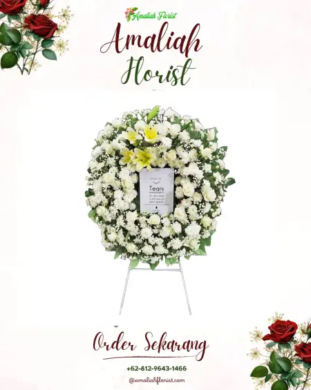 Krans Bunga Duka Pondok Kelapa